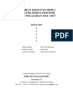 Contoh Laporan Prakerin Administrasi Perkantoran