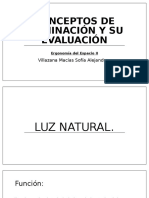 Iluminación Natural y Artificial