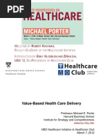 Value Based Healthcare - Porter PDF