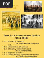 TEMA 5 Guerra Carlista 2016