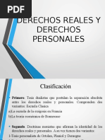 Derechos Reales y Personales