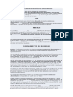 Modelo Demanda Recurso CA Procedimiento Abreviado