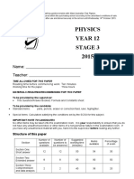 Physics Stage 3 Final