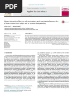 Almen Intensity Effect On Microstructure PDF