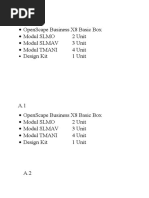 A.1 Openscape Business X8 Basic Box Modul Slmo 2 Unit Modul Slmav 3 Unit Modul Tmani 4 Unit Design Kit 1 Unit