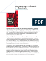 Um Raio X Das Regras para Radicais de Saul Alinsky