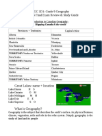 Geography Exam Guide