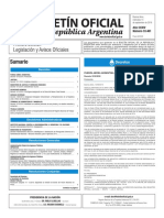 Boletín Oficial de La República Argentina, Número 33.461. 14 de Septiembre de 2016