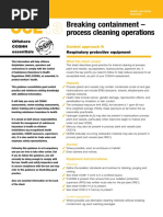 Breaking Containment - Process Cleaning Operations PDF