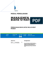 Modul 8 - Perencanaan Biaya Untuk Siklus Hidup Produk