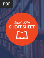 Book Title Cheat Sheet