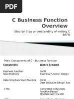 C Business Function Overview