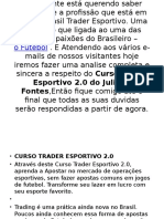 Curso Trader Esportivo 2.0 Do Juliano Fontes