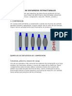 Tipos de Esfuerzos Estructurales