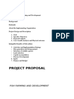 Project Proposal: Fish Farming and Development