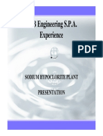 CDB Engineering S.P.A. Experience - : Sodium Hypoclorite Plant Presentation