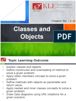 Classes and Objects: Chapter No.: 2