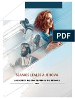 Cuaderno Seamos Leales A Jehova - Asamblea 2016