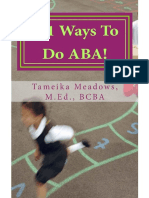 101 Ways To Do ABA! - Tameika Meadows M.ed