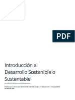 Introduccion Al Desarrollo Sostenible o Sustentable