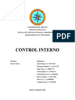 Trabajo de Control Interno