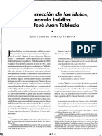 La Resurrección de Los Idolos - Novela Inedita de Juan Jose Tablada