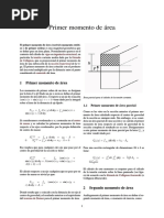 Primer Momento de Área