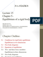 Equilibrium of Rigid Body