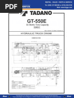 Tadano GT 550E Specifications