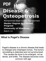 Paget's Disease & Osteopetrosis Assignment