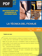 Tecnica Del Fichaje 