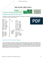 Explaining The Intel Hex File