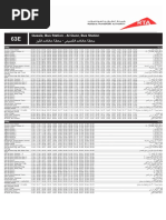 63E - Al Qusais Bus Station To Al Quoz Bus Station Dubai Bus Service Timetable