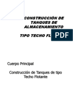 Construcción de Tanques de Almacenamiento Tipo Techo Flotante