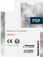 Saunier Duval Thema F 23 e Installation Manual 121307