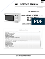 Horno de Microondas Sharp R481cwa