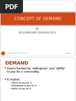 Demand and Supply Concept