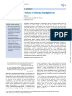 Complications and Failure of Airway Management