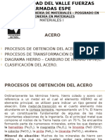 Acero-Proceso de Obtención y Transformación