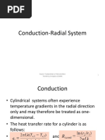 Conduction-Radial System: Source: Fundamentals of Heat and Mass Transfer by Incropera & Dewitt 1