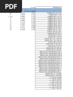 Calculo de Areas Piping