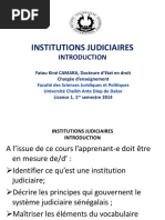 Institution Judiciare Senegalais