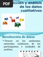 Recolección y Análisis de Los Datos Cualitativos