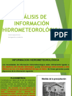 Analisis de Informacion Hidrometeorologica-Expo