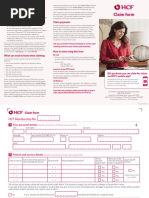 Claim Form Checklist