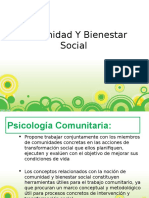 Comunidad y Bienestar Social