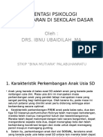 Orientasi Psikologi Pembelajaran Di SD, SMP &