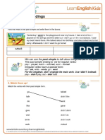 Grammar Games Past Simple Endings Worksheet