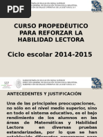 Curso Propedeutico Presentacion LECTURA