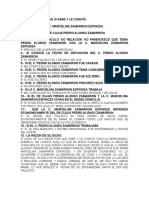 Interrogatorio Testigos Dependencia Economica